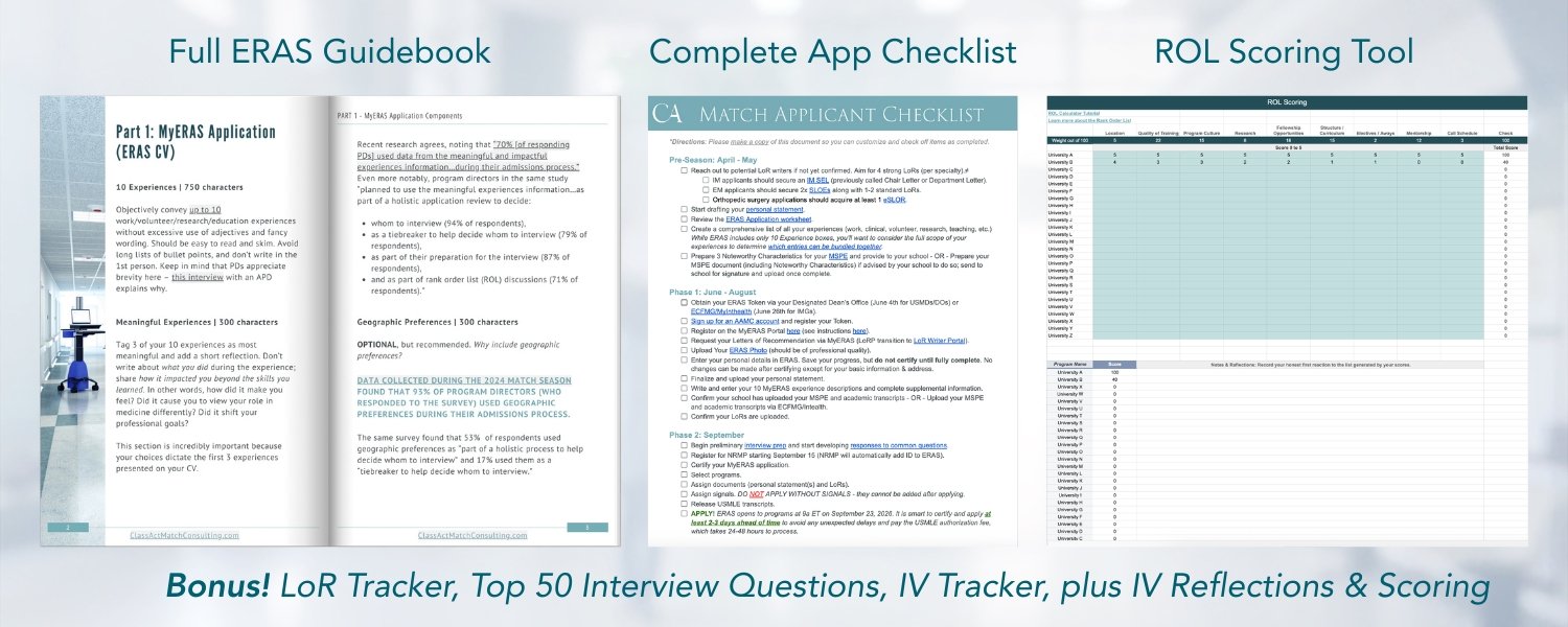 Residency Application Timeline and Resources