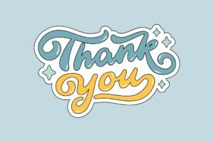 Residency Thank You Letter